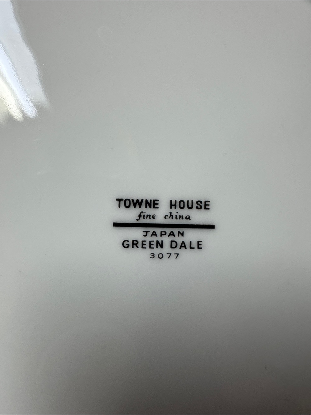 Vintage Towne House Green Dale Fine China Dinnerware Set 3077 Sage Floral - Picture 2 of 5